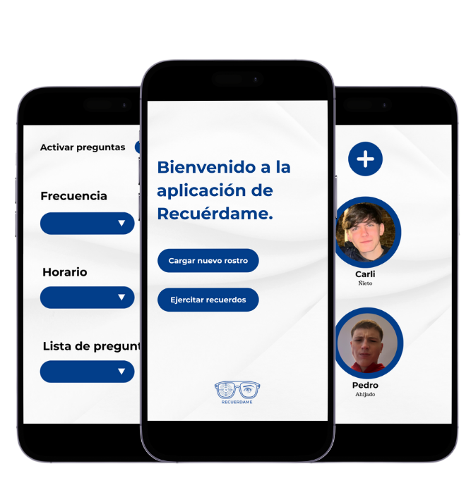 Mockup de la app